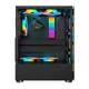 Комп'ютерний корпус 1stPlayer V2-A з RGB-підсвічуванням та 4 вентиляторами без БЖ Midi Tower (0A13B106747D) - зображення 3
