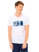 Футболка LC Waikiki 88 White stone з V - подібним вирізом M Біла (LCW T-shirt -2822-1) - зображення 1