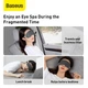 Маска для сна BASEUS Thermal Series Eye Cover лайкра и хлопок. Grey - изображение 5