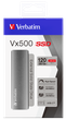 SSD диск Verbatim Vx500 120GB USB 3.1 Type-C (47441) External - изображение 3