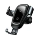 Автомобильный держатель + беспроводное зарядное устройство Baseus Metal Wireless Charger Gravity Car Mount Tarnish (WXYL-B0A) [64547] - изображение 3