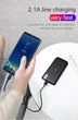 УМБ Baseus Thin Version 10000mAh 2.1A с Беспроводной зарядкой Qi 5W Черный - изображение 14