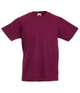 Футболка Fruit of the Loom Valueweight Бордовый 140 см (061033041140) - изображение 1