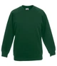 Свитшот Fruit of the Loom Classic kids Темно-Зеленый 116 см (062039038116) - изображение 1