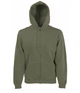 Толстовка Fruit of the Loom Premium hooded sweat jacket S Оливковый (062034059S) - изображение 1