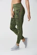 Леггинсы женские SPAIO Inforce Camouflage L зеленый милитари - изображение 1