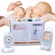 Відеоняня Baby Monitor на акумуляторах з двостороннім зв'язком, мелодіями і термометром VB - 601 - зображення 2