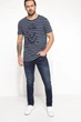 Футболка DeFacto M Бело-синяя (DeFT-shirt -434-1) - изображение 2