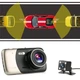 Автомобильный видеорегистратор UKC CSZ-Z14A WDR Full HD 1080P 2 камеры Black/Gold (005577) - изображение 8
