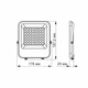 LED прожектор PREMIUM VIDEX F2 30W 5000K AC/DC12-48V - зображення 3