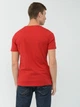 Футболка хлопковая длинная мужская Tommy Hilfiger 10024.3 L Красная - изображение 2