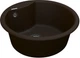 Кухонная мойка гранит VANKOR Vena VMR 01.48 Chocolate + сифон одинарный VANKOR Стандарт - изображение 4