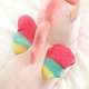 Мягкая игрушка единорог Happy Toys розовый 80см - изображение 4