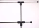Вешалка стойка для одежды Colgador Double-Pole с полками 90x42x165 см Black (3_07938) - изображение 7