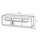 Тумба RTV Porti Szynaka Meble 160x51x42 (PORTI_25) 059939 - изображение 2