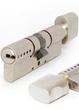 Цилиндр MUL-T-LOCK Interactive+ 90 мм (45x45T) ключ/тумблер никель сатин - изображение 1