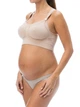 Бюстгальтер-топ для кормления RelaxMaternity пудровый на широких эластичных бретелях размер S (5702) - изображение 4
