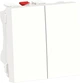 Переключатель 2-клавишный 2 x Schneider Electric Unica New 10А, 2 модуля Белый (NU321318) - изображение 1