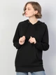 Худи теплое оверсайз женское Colin's CL1045200BLK M Black (8682240448457) - изображение 1