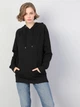 Худи теплое оверсайз женское Colin's CL1045200BLK M Black (8682240448457) - изображение 3