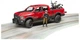 Машинка Bruder позашляховик Dodge RAM 2500 з мотоциклістом (02502) - зображення 2