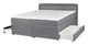 Кровать PROGRESS sofas&beds Флекси Boxspring 183х225 см Серый - изображение 2