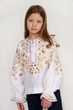 Вишита блуза для дівчинки White 128 UKR-0312 UkrGlamour - изображение 2
