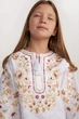 Вишита блуза для дівчинки White 128 UKR-0312 UkrGlamour - изображение 3