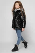 Куртка дута зимова для дівчинки X-Woyz DT-8310-8 60062 122 см чорний - изображение 3