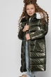 Куртка зимова лакова для дівчинки X-Woyz DT-8305-1 60060 110 см хакі - изображение 5