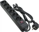 Мережевий фільтр Patron SP-1062 6 розеток 1.8 м Black (SP-1062) - зображення 1