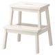 Стілець-драбина IKEA BEKVÄM БЕКВЕМ, білий, 50 см, 401.788.88 - изображение 1