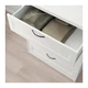 Комод з 4 ящиками IKEA SONGESAND 82x104 см білий (103.667.77) - зображення 2