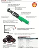 Пневмотрещетка 1/2" TOPTUL 163N/m 600об/мин KAAL1612 - изображение 2