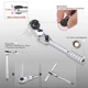 Трещотка мини 1/4" с шарниром TOPTUL 60 зубцов (исп. с FTDF0810) CHEV0811 - изображение 3