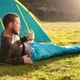 Спальный мешок Bestway 68102 Hiberhide 10 серый 220x75см - изображение 5
