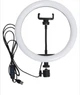Кольцевая светодиодная лампа Ring Fill Light LC666 от USB 12 Вт диаметр 26 см Черная 11 уровней яркости(F03LO10) - изображение 4