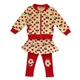 Костюм Bear Minnie Mouse для девочки 80 см Красный с желтым 9466 - изображение 3