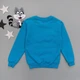 Свитшот Hacali kids для мальчика 86-92 см Синий 17247 - изображение 3