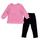 Костюм Benna Kids "Медвежонок" для девочки 86 см Розовый с темно-синим 11827 - изображение 3