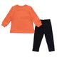 Костюм Benna Kids "Медвежонок" для девочки 86 см Оранжевый с темно-синим 11826 - изображение 3