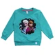 Свитшот Kids collection "Эльза и Анна" для девочки 92 см Бирюзовый 11866 - изображение 1