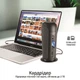 Док-станция 13-в-1 Promate AlphaHub USB-C PD/HDMI/VGA/3xUSB 3.0/USB-C 3.1/RJ45/SD/MicroSD/AUX 3.5 мм/5W динамик Black (alphahub.black) - изображение 7