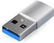 Адаптер Satechi Type-A to Type-C Adapter Silver (ST-TAUCS) - зображення 2
