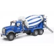 Спецтехника Bruder бетоновоз Mack Granite М1:16 cиний (02814) (02814) - изображение 2