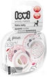 Пустышка Lovi Retro Baby силиконовая динамическая 0-3 мес 2 шт (22/803girl) - изображение 1