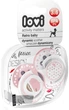 Пустышка Lovi Retro Baby силиконовая динамическая 3-6 мес 2 шт (22/804girl) - изображение 1
