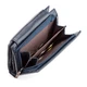 Гаманець жіночий стильний для купюр і карток ST Leather 18409 (ST410) невеликий Синій - зображення 5
