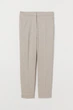 Брюки Regular Fit длиной до щиколотки для женщины H&M 0708311002 34(XS) Бежевый - изображение 1