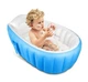 Надувная ванночка Levand Intime Baby Bath Tub, Голубая + Насос - изображение 10